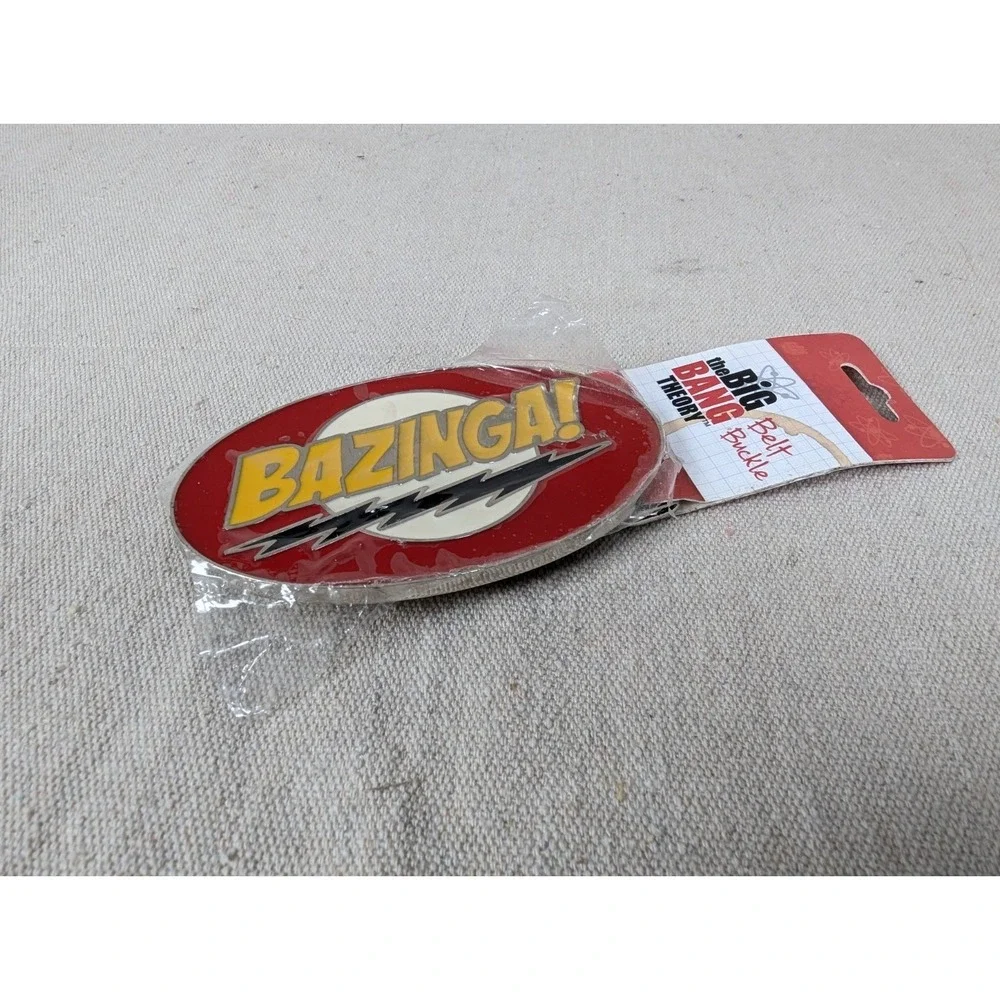 Bazinga! The Big Bang Theory Ripple Junction Belt Buckle 2012 New In Packaging
